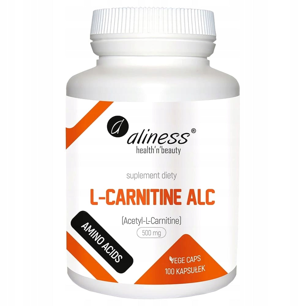 Aliness L-Carnityne ALC 500mg 100caps Metabolism Support Physical Health