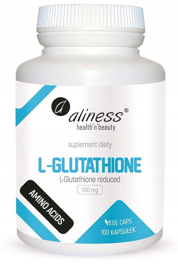 Aliness L-Glutathione 500 mg 100 capsules L-Glutathione reduced