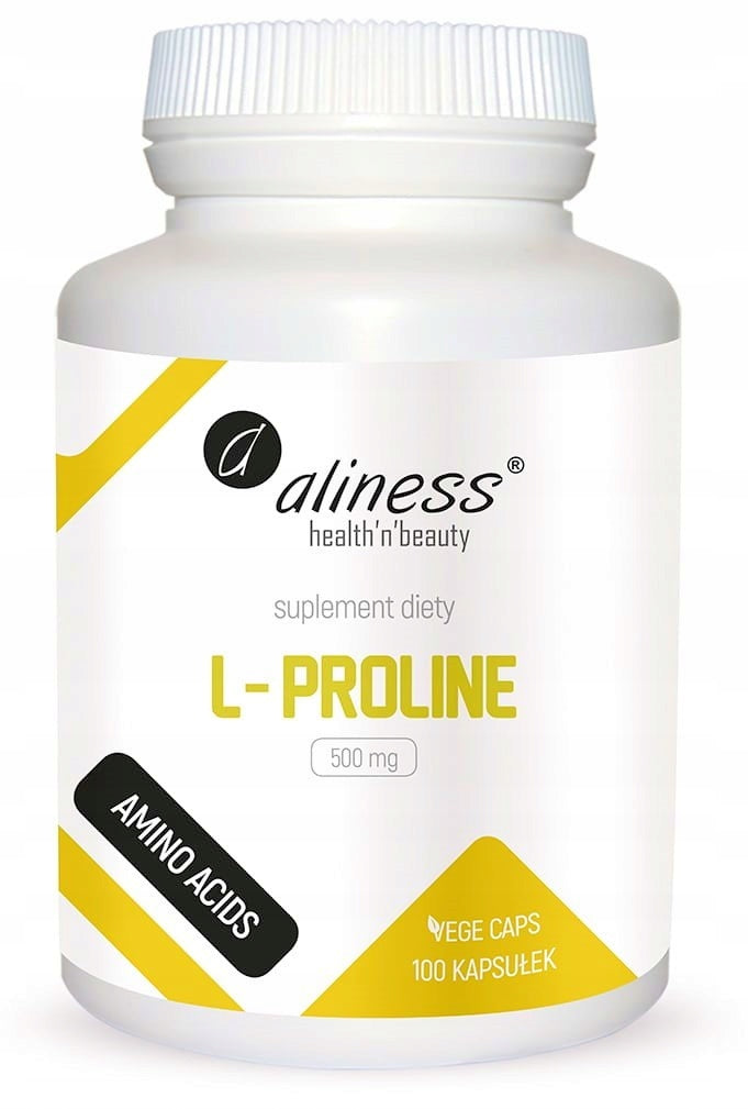 Aliness L-PROLINE amino acids PROLINE 500mg 100 kap