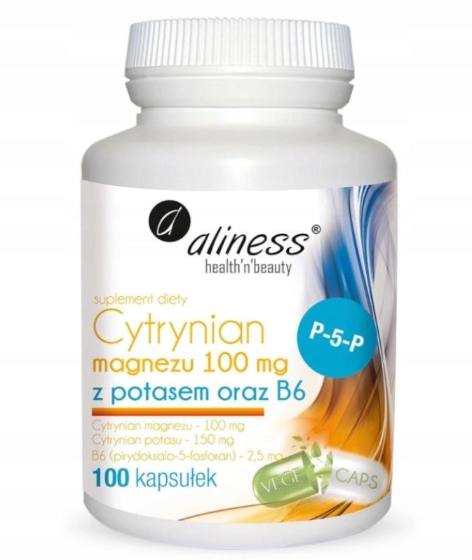 Aliness Magnesium Citrate with Potassium 100vkap
