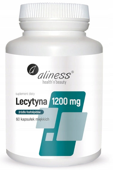 Aliness Medica Sunflower Lecithin 1200mg CONCENTRATION STRESS 60caps Brand Aliness