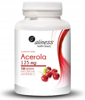 Aliness NATURAL ACEROLA WIT.C MEGA RESISTANCE VEGE 120tab EAN (GTIN) 5902596935221