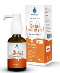Aliness Natural BetaCarotene 4,5 mg CaroCare Prowit A 2601 IU 30 ml 600