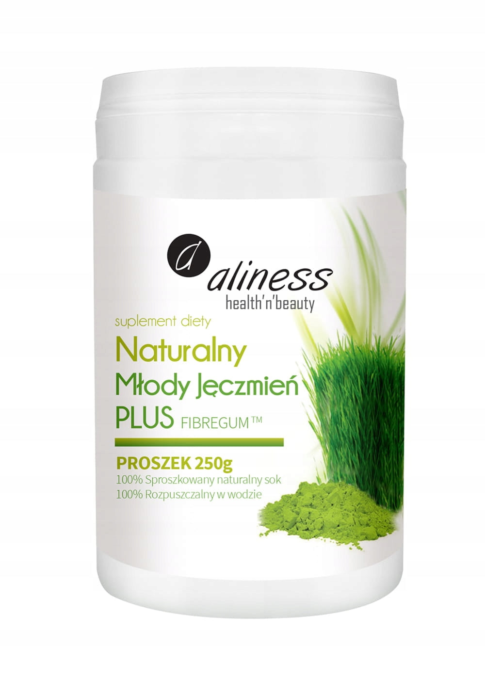 Aliness Natural Young Barley Juice PLUS Acacia Fiber POWDER 250g Medical device no