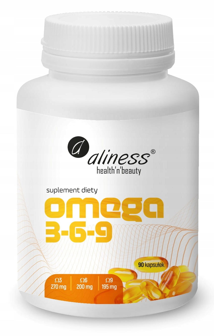 Aliness Omega 3-6-9 270/200/195 mg ALA EPA DHA BRAIN IMMUNITY 90caps