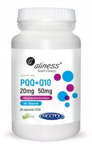 Aliness PQQ MGCPQQ 20 mg + Q10 50 mg