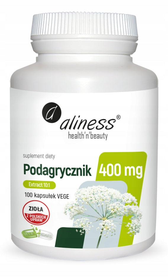 Aliness Podagrycznik Extract 10:1 400mg VEGE 100k