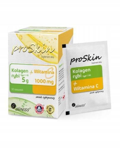 Aliness ProSkin Fish Collagen 5 g+ Vitamin C 1000 mg Complex 30 sachets