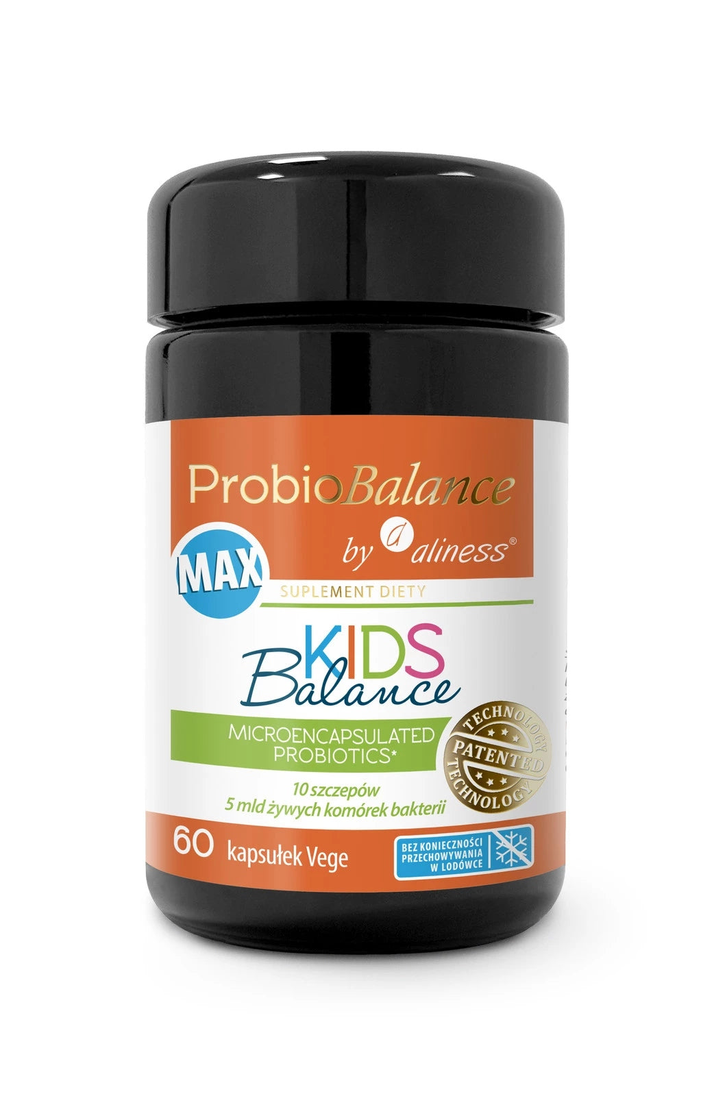 Aliness ProbioBALANCE KIDS Balance MA 5 Billion, 60 Veggie Capsules
