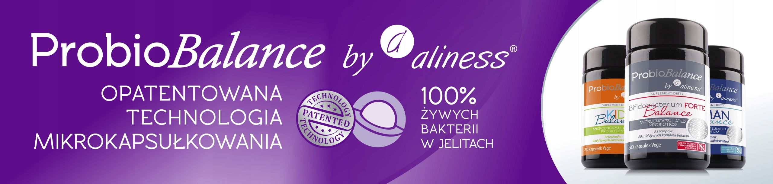 Aliness ProbioBALANCE KIDS PROBIOTIC FOR CHILDREN 5 billion BACTERIA 30 kaps. Medical device no