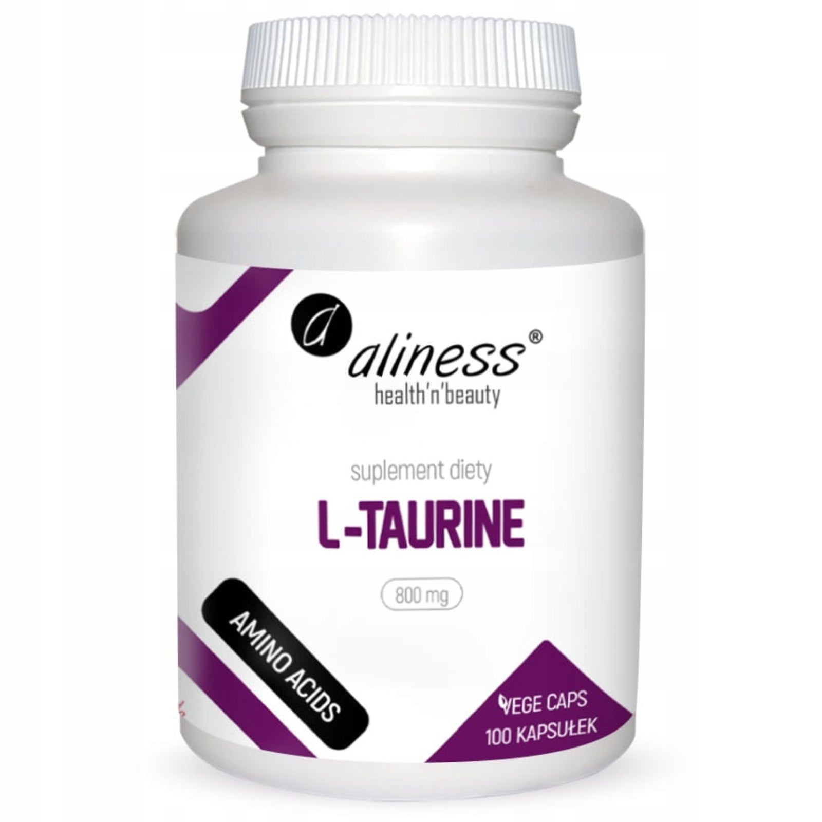 Aliness TAURINE 800 mg 100 capsules AMINO ACID Fatigue Regeneration Memory