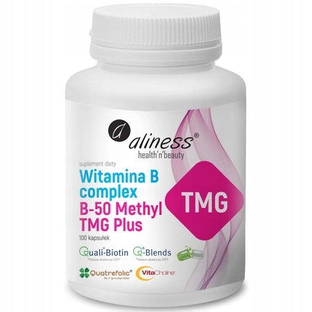 Aliness VITAMIN B COMPLEX METHYL B-50 TMG 100 capsules Nervous System