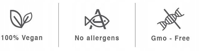 Aliness Vegan Omega 3 FORTE DHA 500 mg WITH ALGAE VISION NERVOUS SYSTEM 60caps Packaging status original