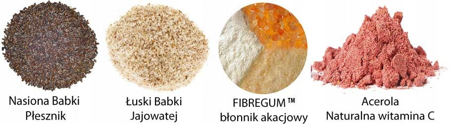 Aliness Vital fiber PLANTAIN PSYLLIUM Acerola, Fibregium DIGESTION 0,5 kg Expiration date not specified