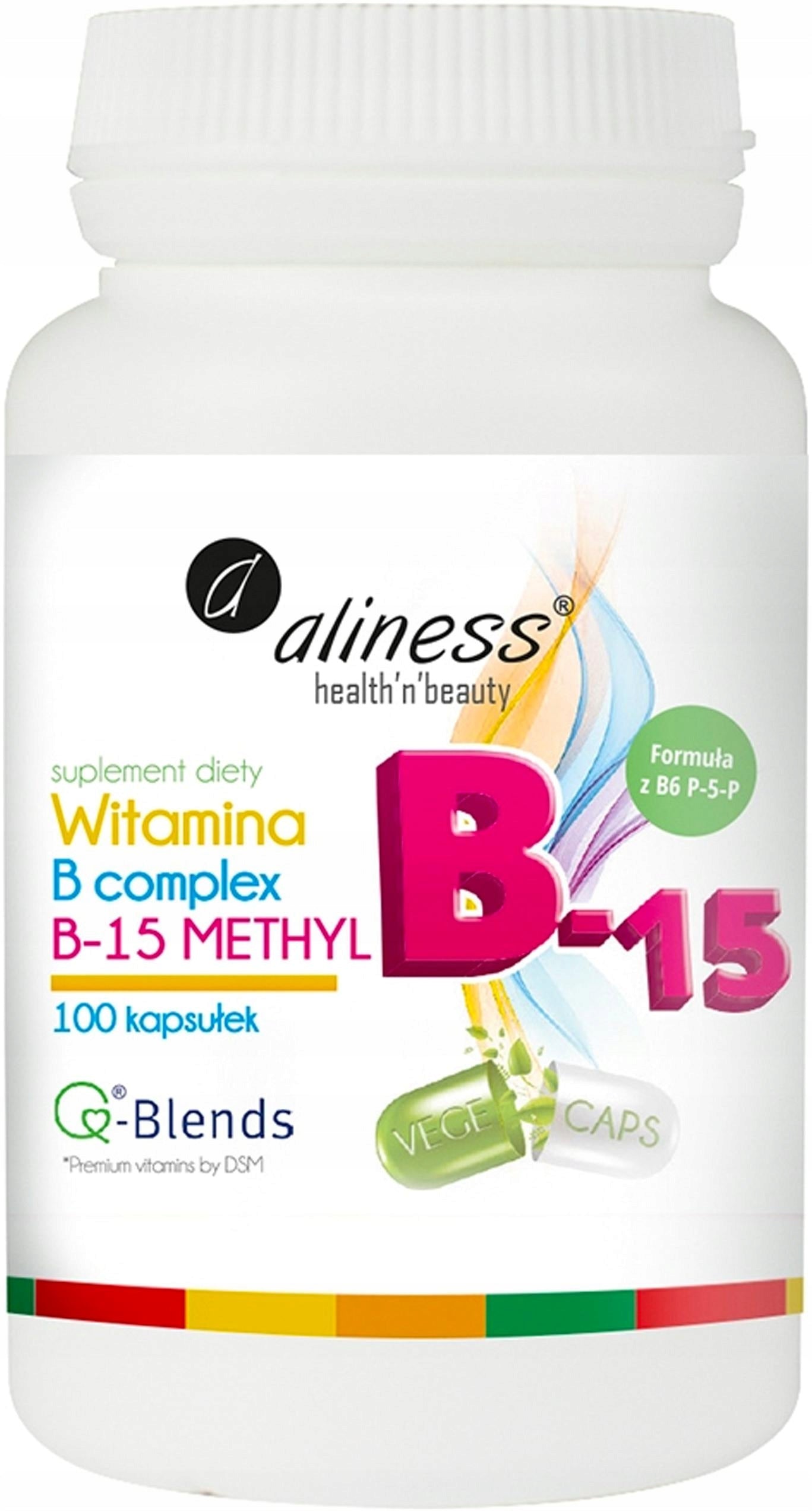 Aliness Vitamin B Complex B-15 Methyl capsules 100 pcs.