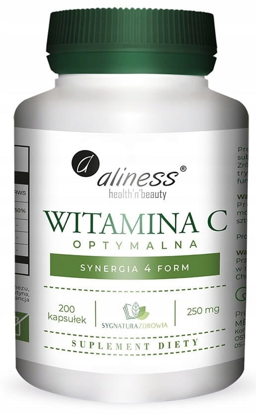 Aliness Vitamin C Optimal 250mg IMMUNITY SKIN VEGE 200k