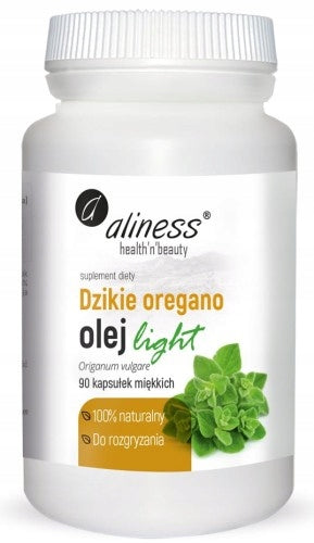 Aliness Wild Oregano oil LIGHT DIGESTIVE SYSTEM 90 capsules