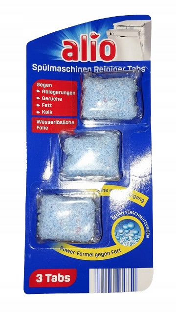 Alio Machine Cleaner tabs dishwasher cleaning tablets 3 pcs