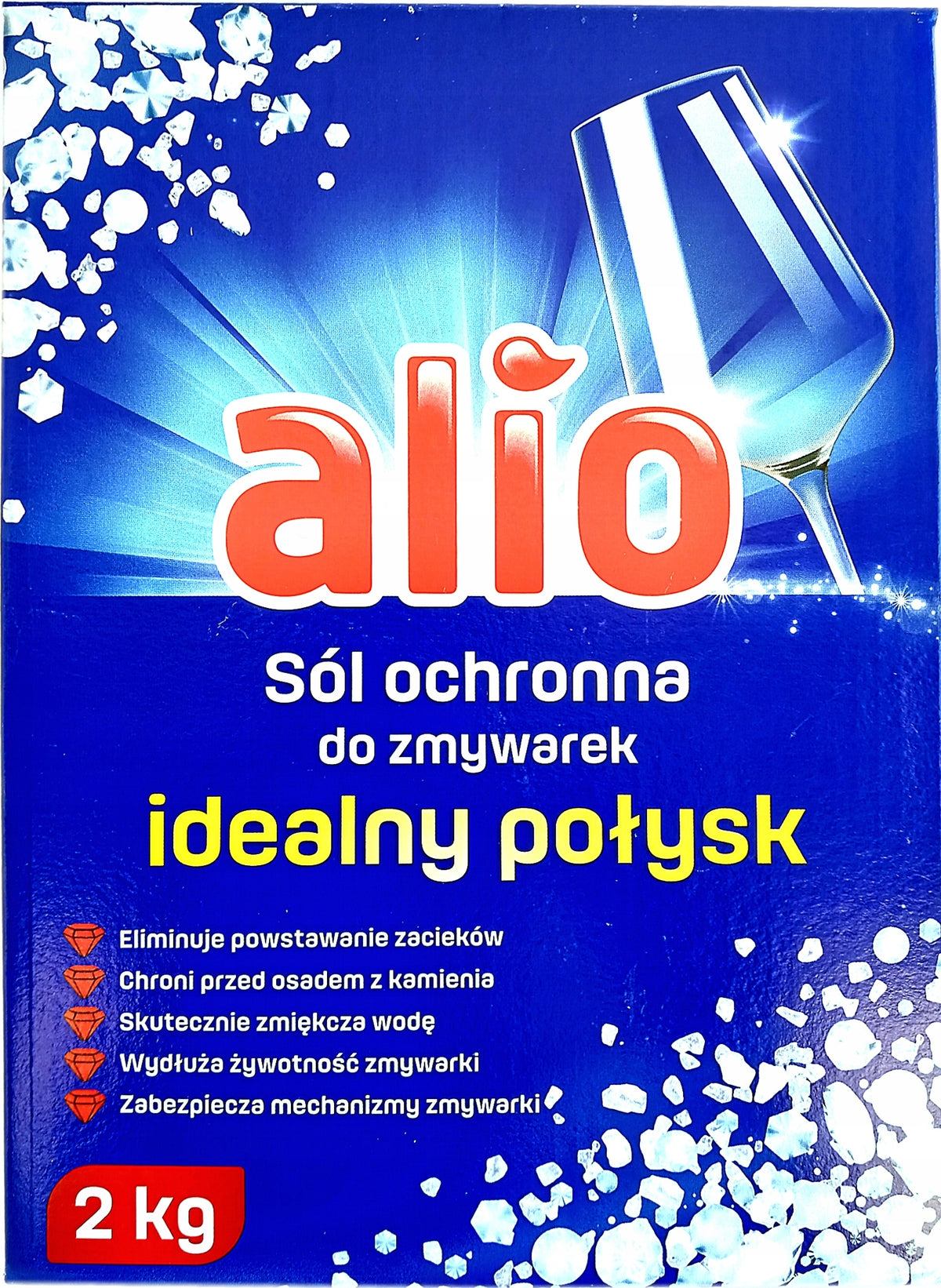 Alio Sole Protective Dishwasher Salt for Dishwashers 2 kg Manufacturer code SÓL DO ZMYWARKI 2KG