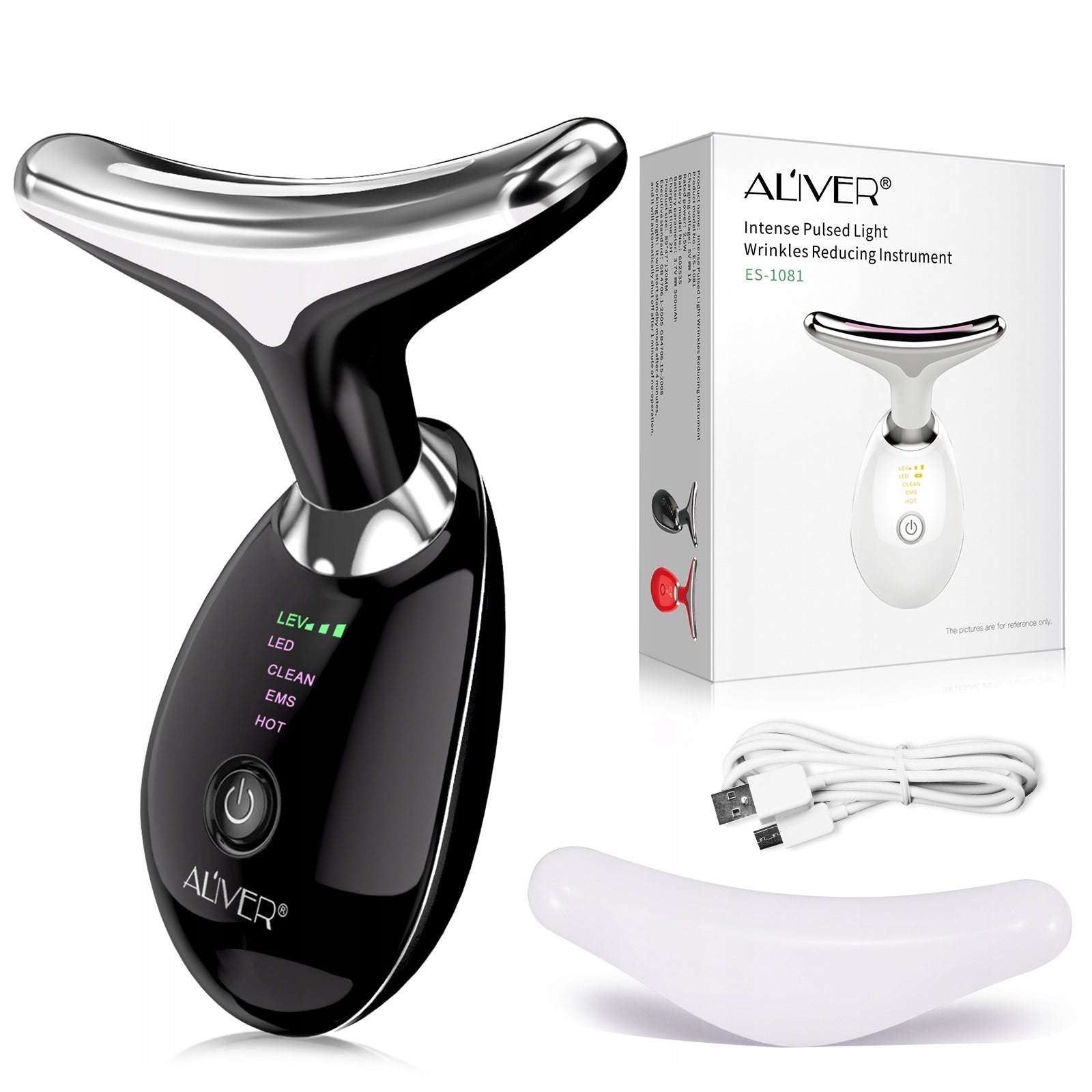 Aliver Anti-Wrinkle Face Therapy ES-1081 Black