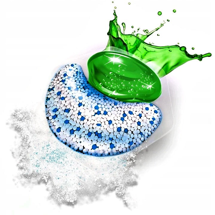 All In One Washing Capsules 24 Pcs Fresh Gel Powder 30-60°C Packaging status original