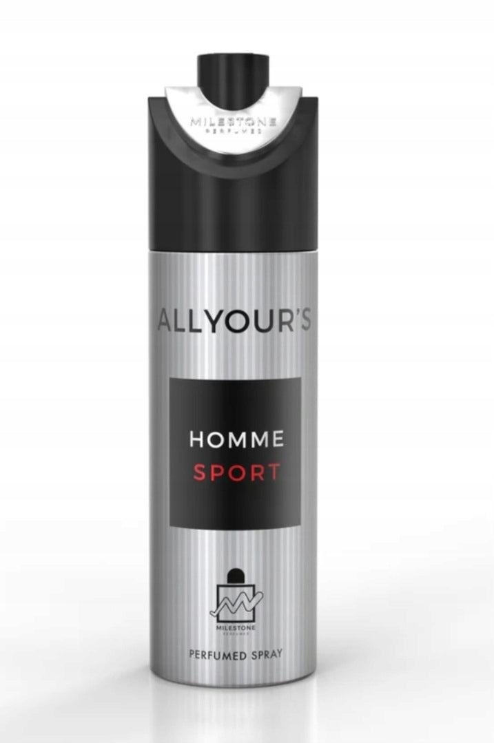 All Yours Homme Sport 200ML Perfumed Deodorant for Men