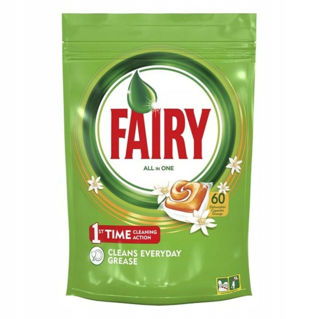 All in One Dishwasher Tablets Fairy (60 uds)
