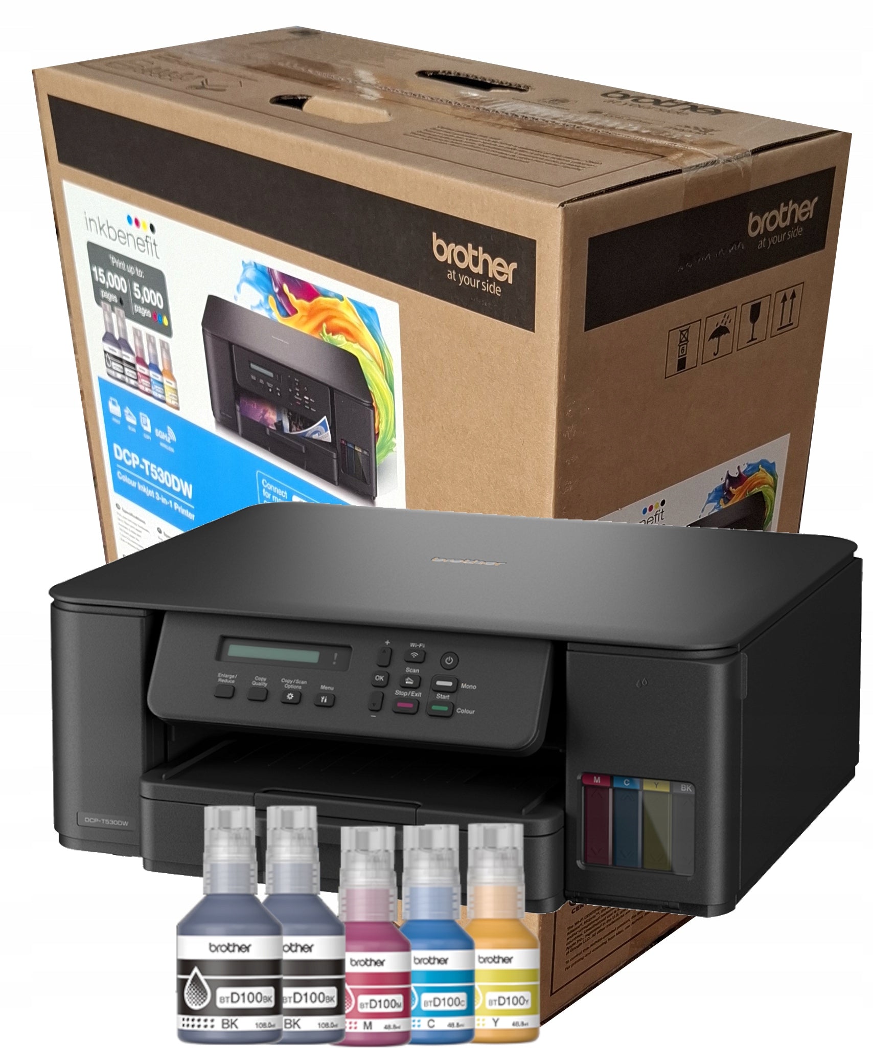 All-in-One (Multifunctional) BROTHER DCP-T530DW WiFi duplex A4 print scan copy