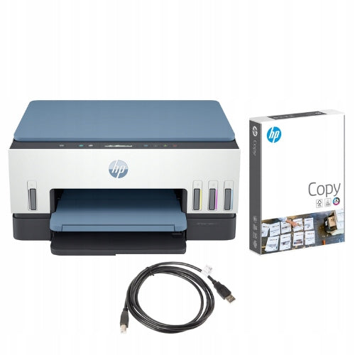 All-in-One (Multifunctional) HP Smart Tank 675+Photocopying paper HP COPY+USB cable
