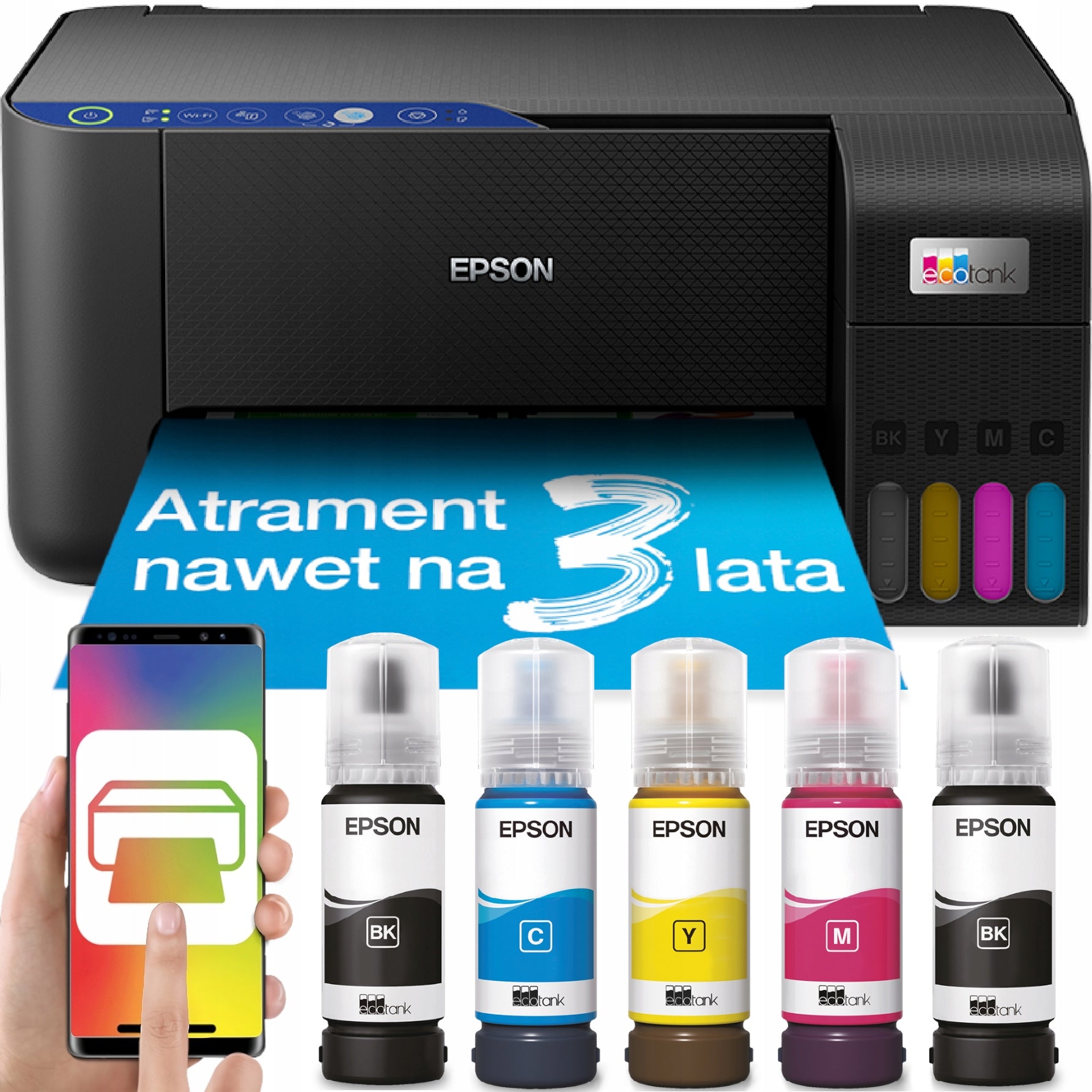 All-in-One Printer EPSON EcoTank PRINT SMART WIFI + INKS