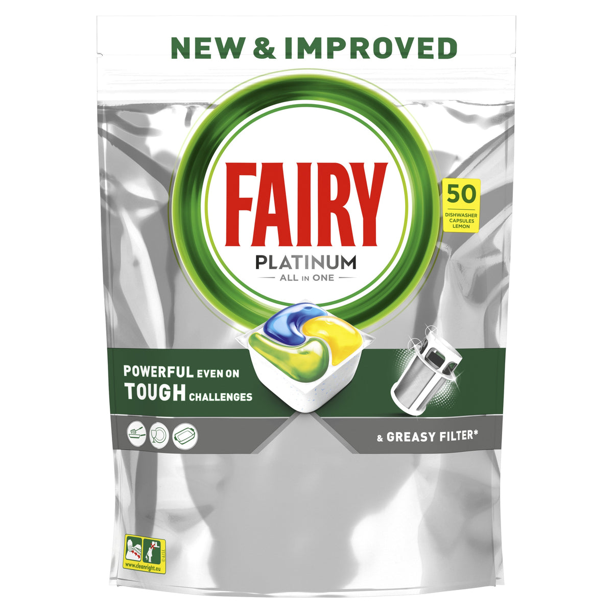 All in one dishwasher capsules (all in one) Fairy 50 pcs.
