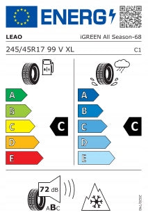All-season tyre Leao i-Green All Season 245/45R17 99 V Number of tires offered 1 pc.