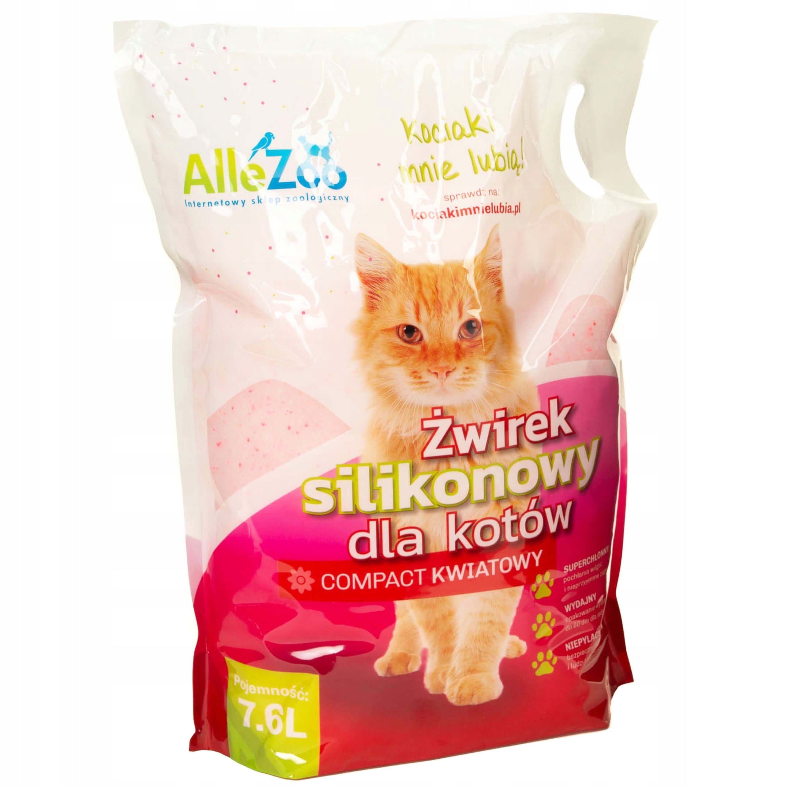 AlleZoo Cat Silicone Litter Fine Compact Floral 7,6l EAN (GTIN) 5901947631980