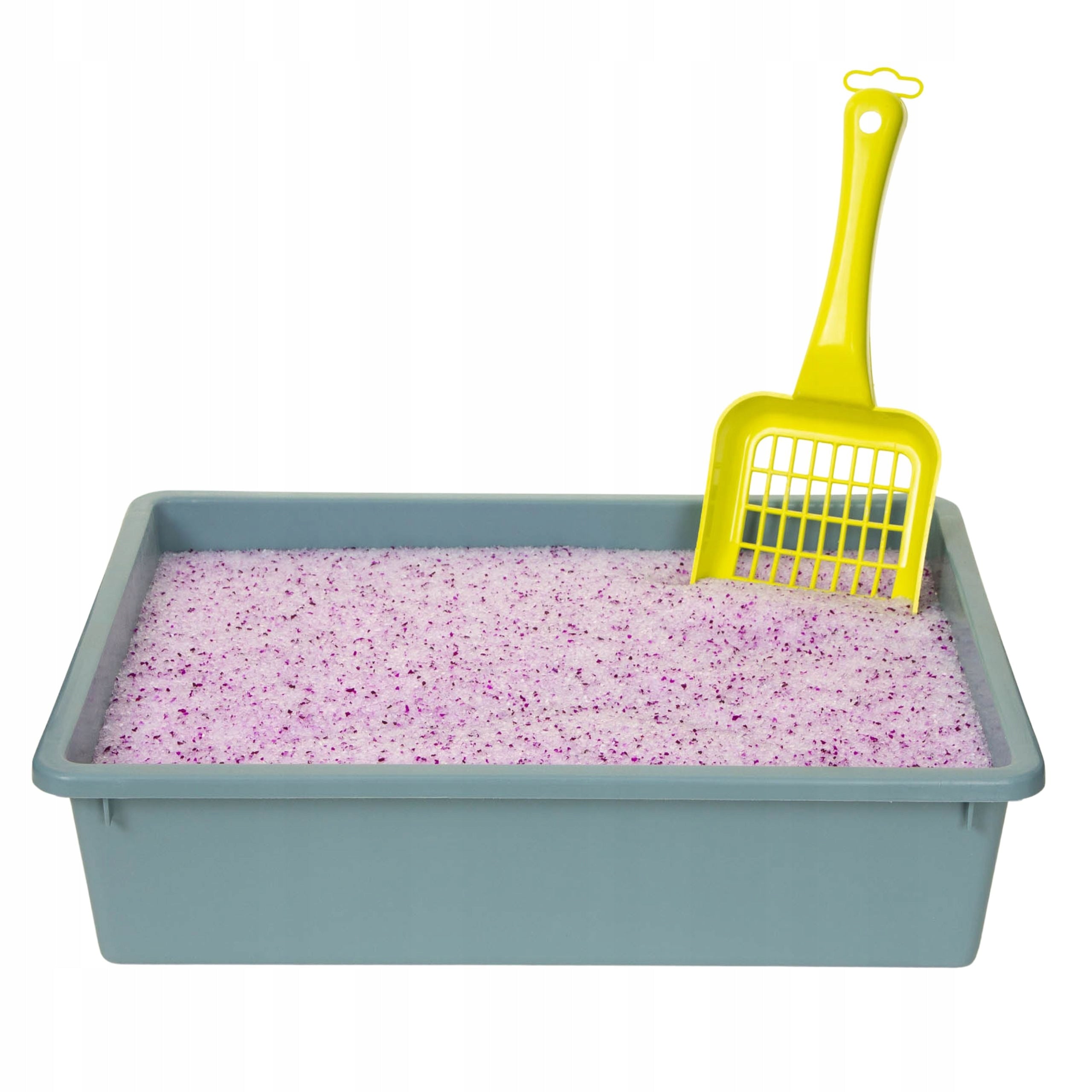 AlleZoo Silicone Cat Litter Fine Dust-Free Compact Lavender 3,8l Product weight 1.5 kg