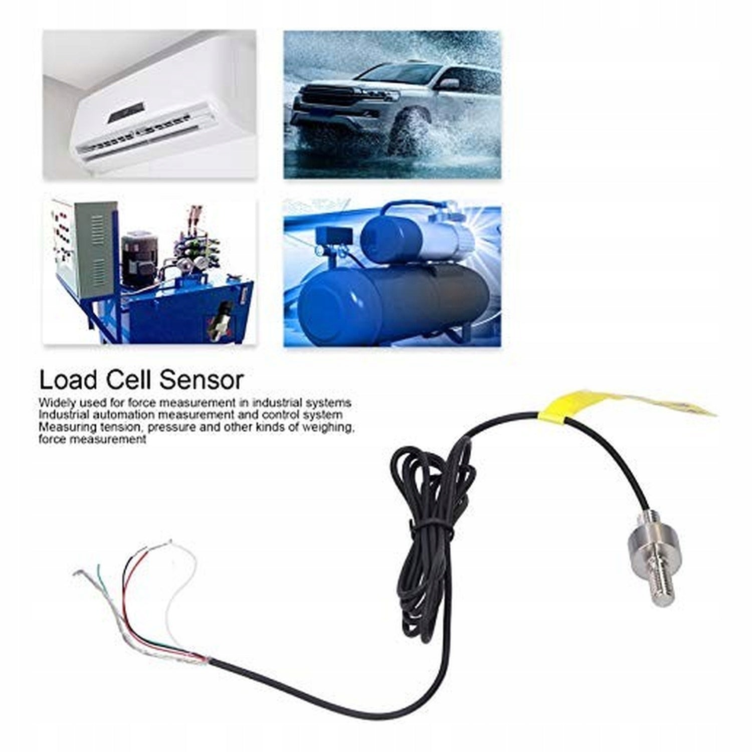 Allecto - 20KG thrust sensor - High stability - Automation Model Trekdrukkrachtsensor 20KG - Industriële Automatise