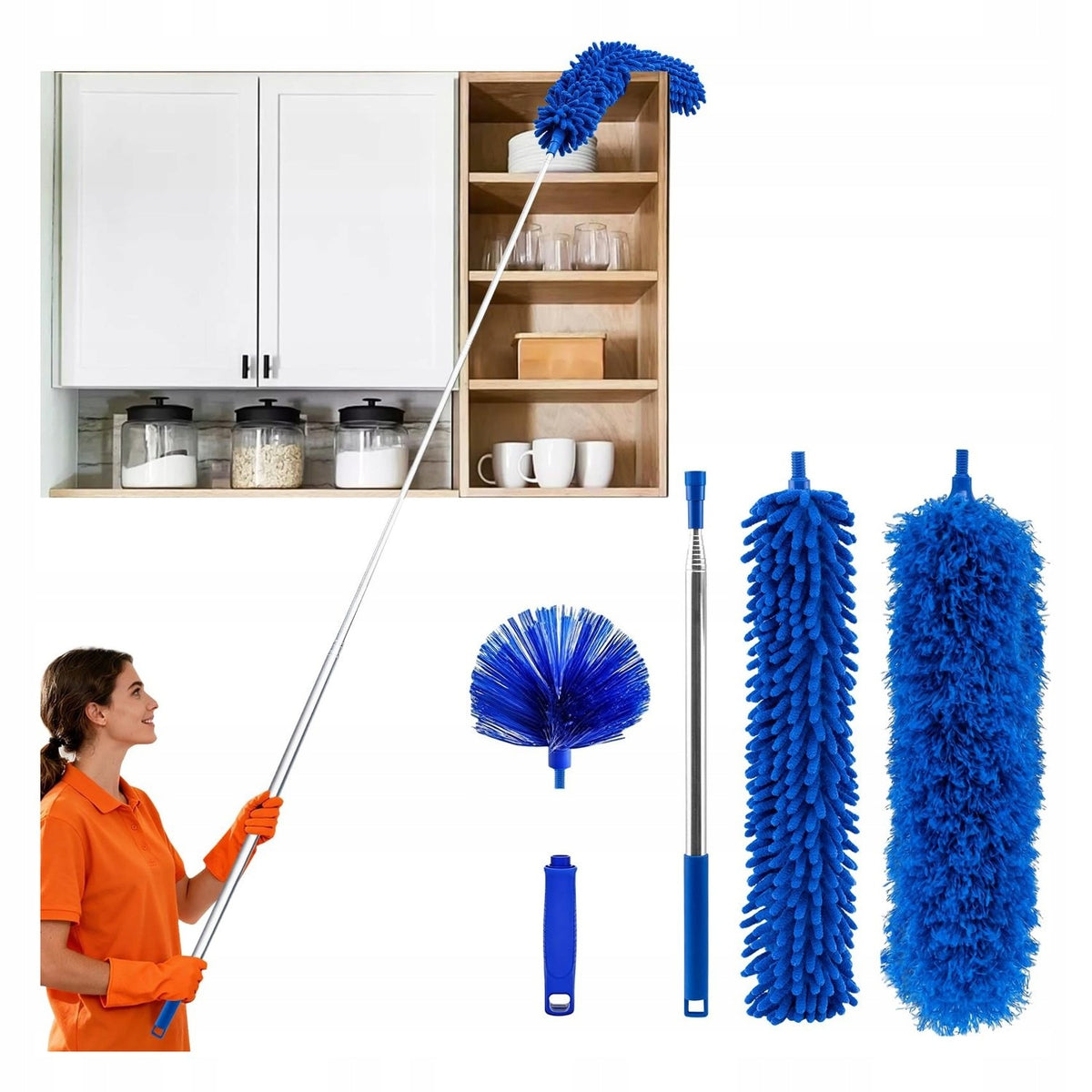 Allecto - Cleaning Kit - Long Pencil Case - Telescopic