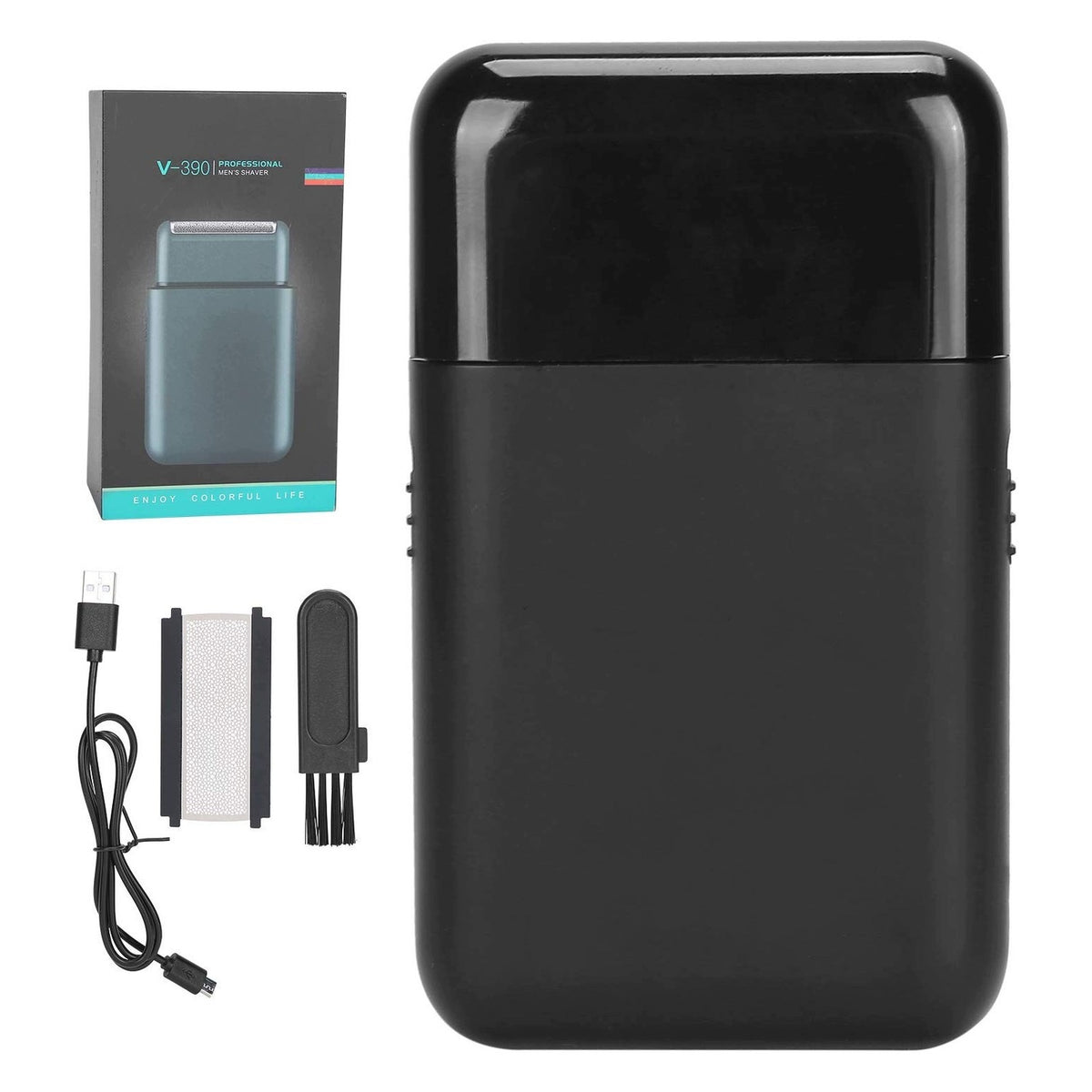 Allecto Electric Shaver - Portable - USB - Beard Trimmer