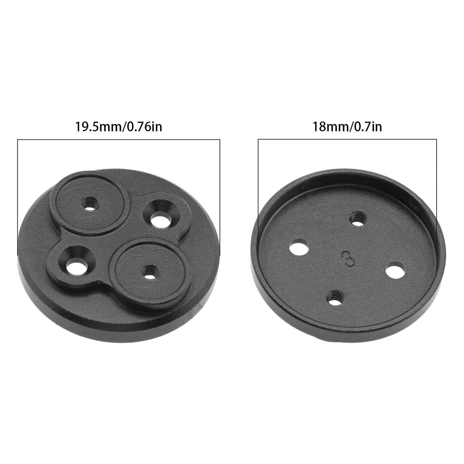 Allecto - Engine Guards - Aluminium - Black - Mavic Mini 2 Drone Model Motor Cover Caps - Aluminium - Bescherming - Zwart