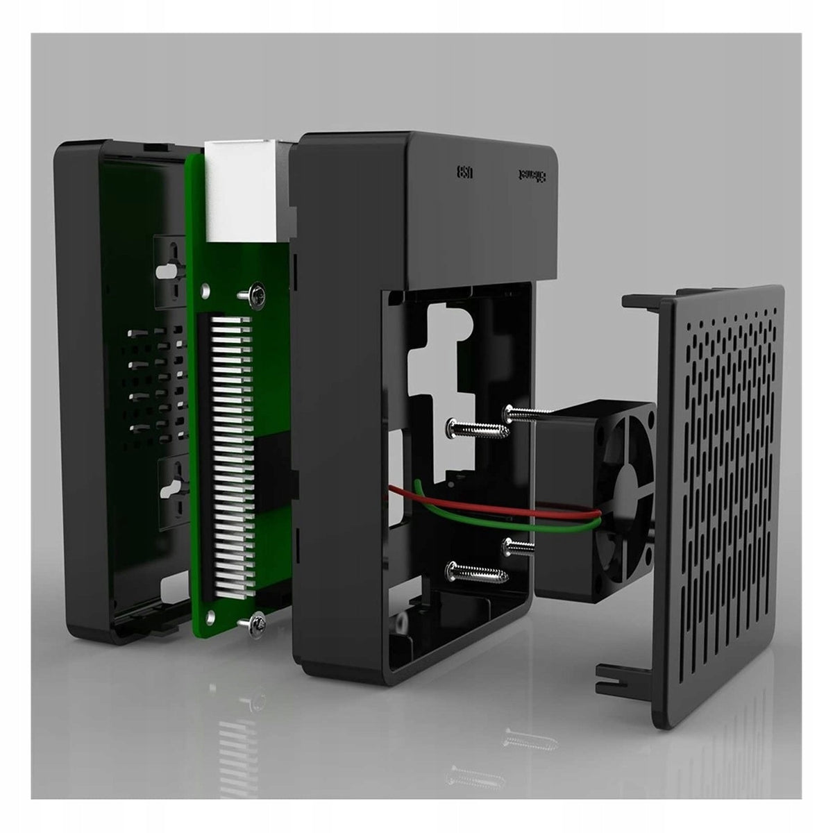 Allecto - Housing for Raspberry Pi - with fan - easy installation Manufacturer other