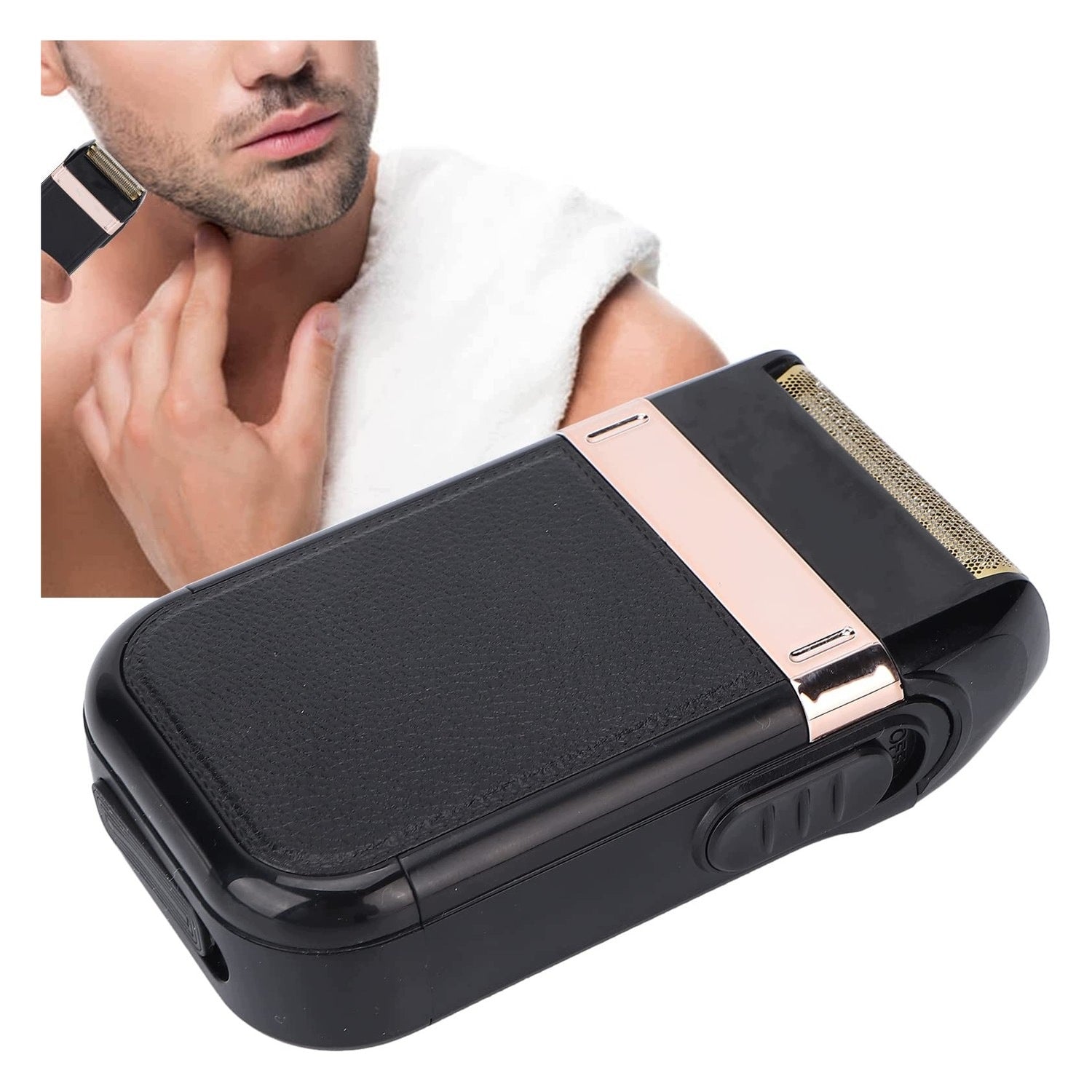 Allecto - Men's Shaver - Wireless, Quiet - Compact, USB Model Elektrisch scheerapparaat - Draadloos - Geluidsarm