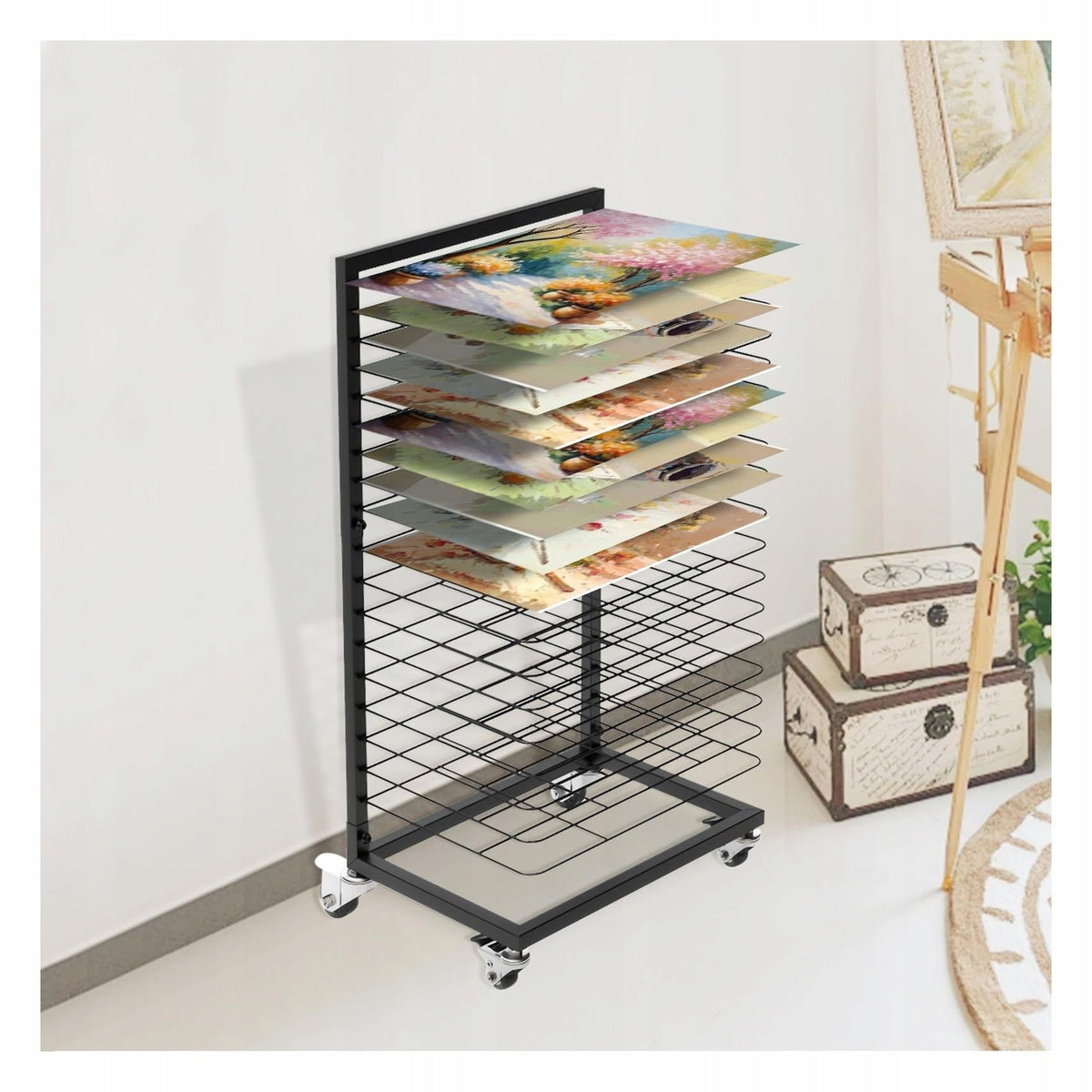 Allecto - Mobile photo dryers - 18 shelves - Practical solution