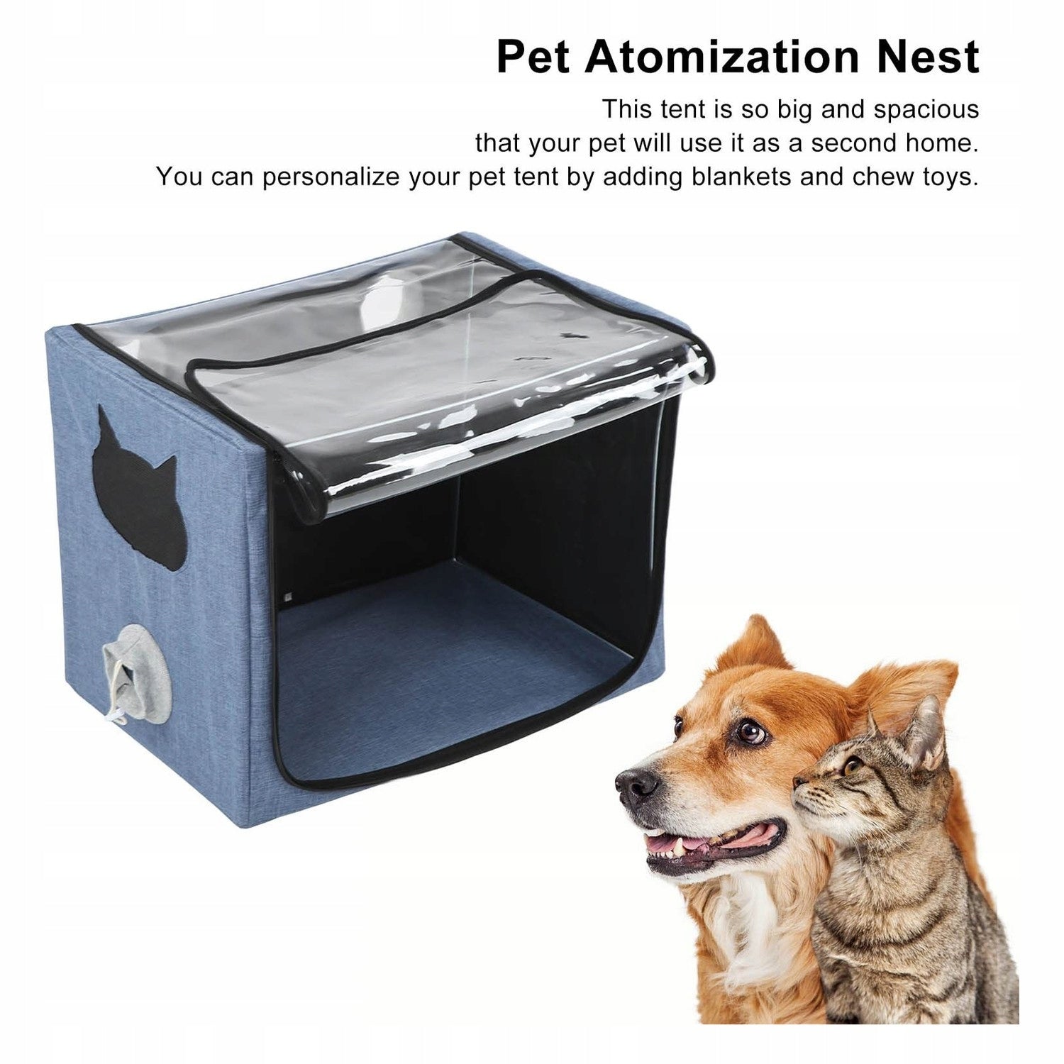 Allecto - Opvoulny Draagbare Nest - Perfect for Cats and Dogs Model Vernevelaar Huisdier - Opvouwbaar Draagbaar Nest -