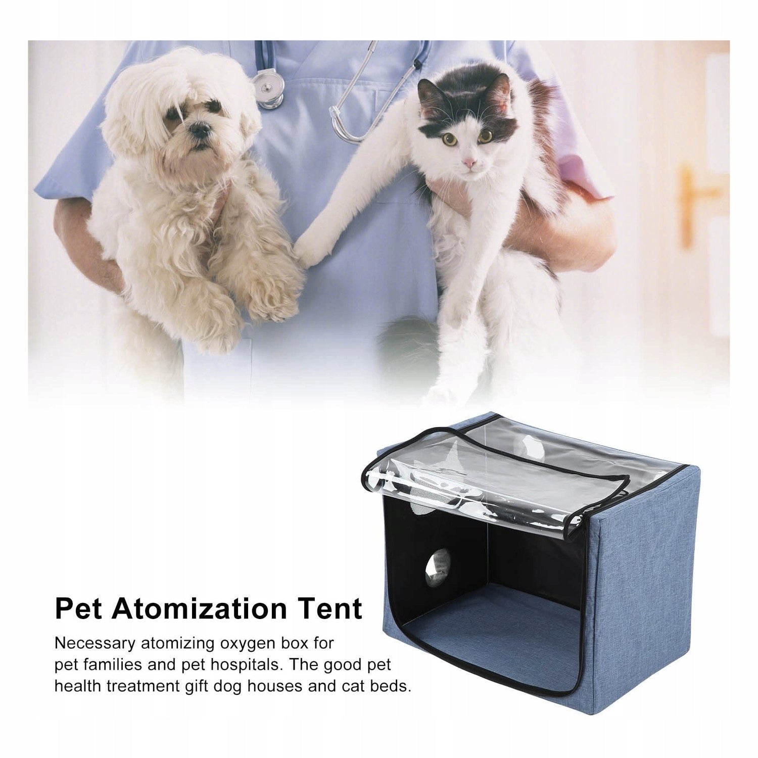Allecto - Opvoulny Draagbare Nest - Perfect for Cats and Dogs Power 1 W
