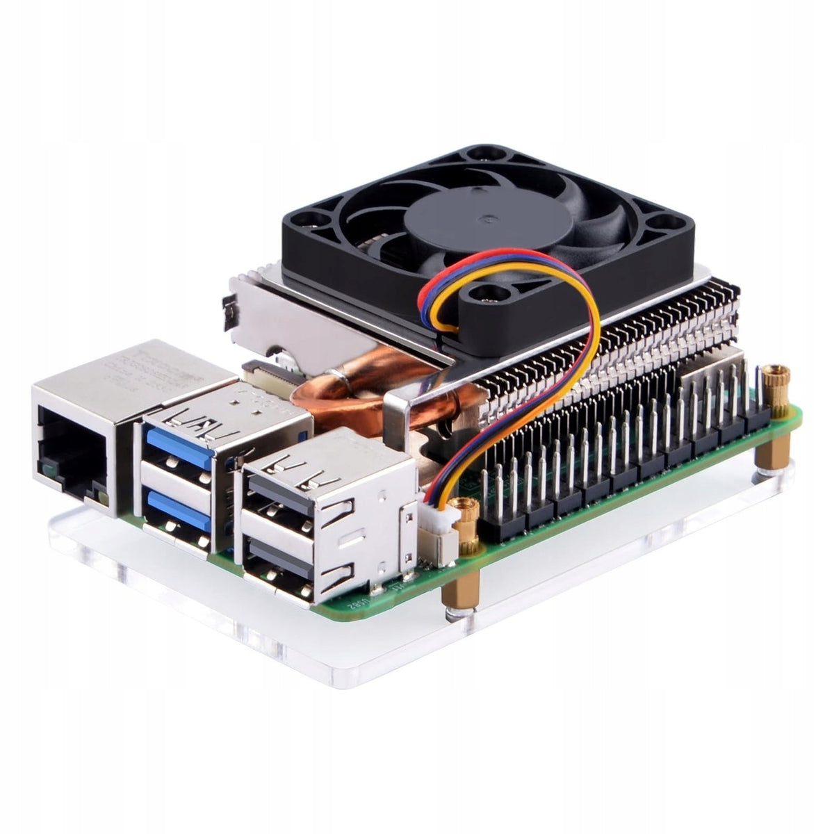 Allecto - Tower Cooling - Raspberry Pi 5 - Aluminium - PWM
