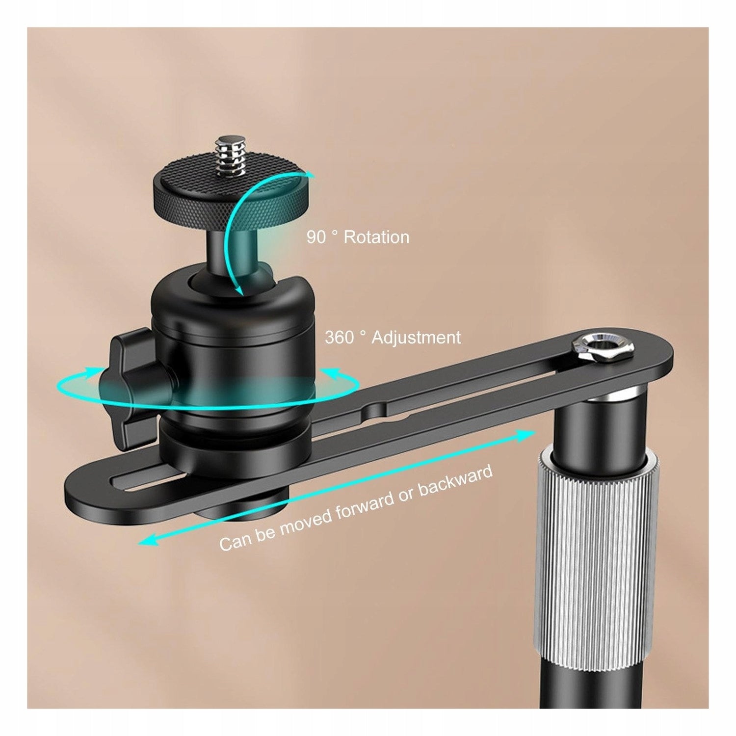 Allecto - projector stand - adjustable mount - 360° rotation Manufacturer code B0CJJG6WPX