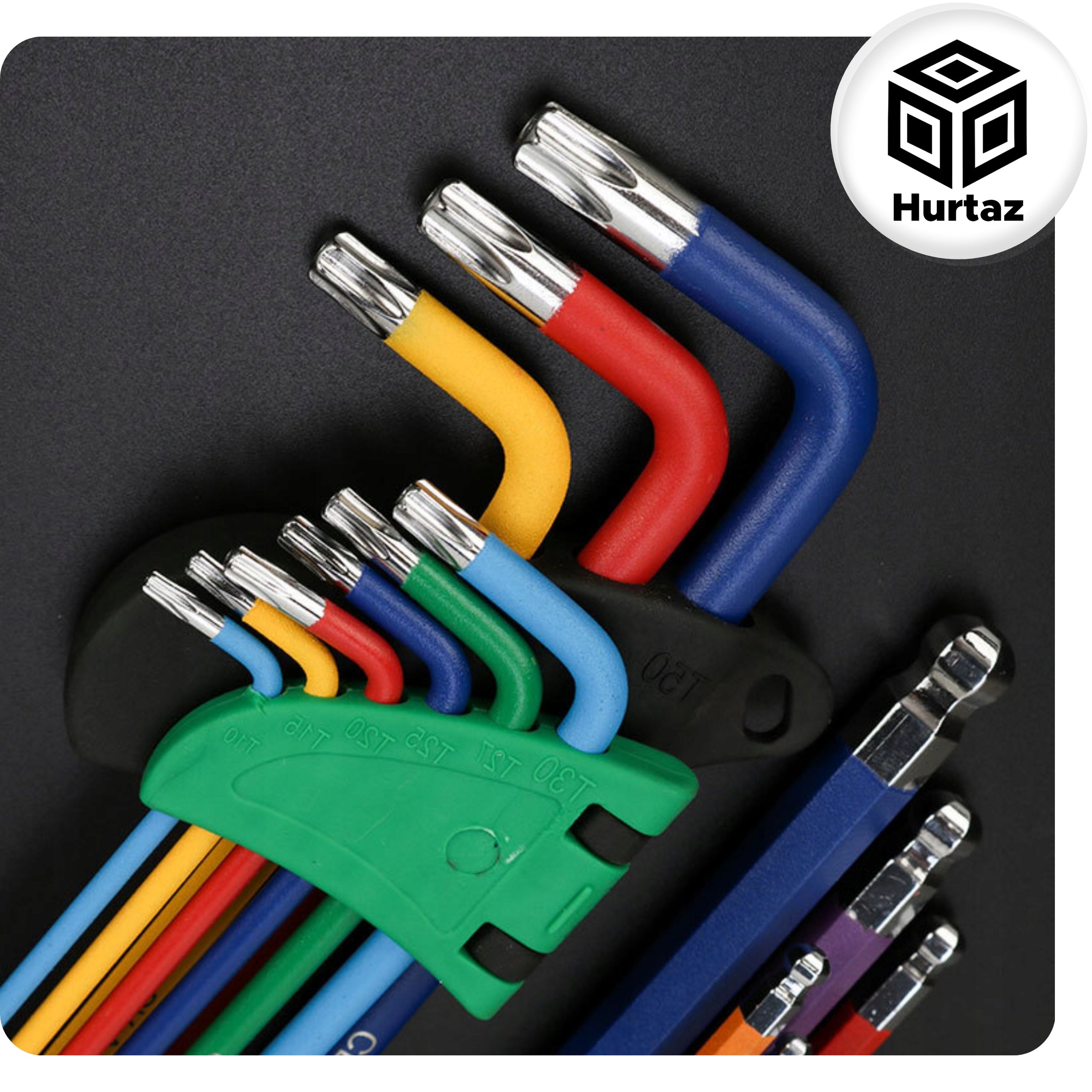 Allen Wrenches in Size Colors Allen Torx T10-T50mm 9 pcs CortaTool EAN (GTIN) 5907173300904