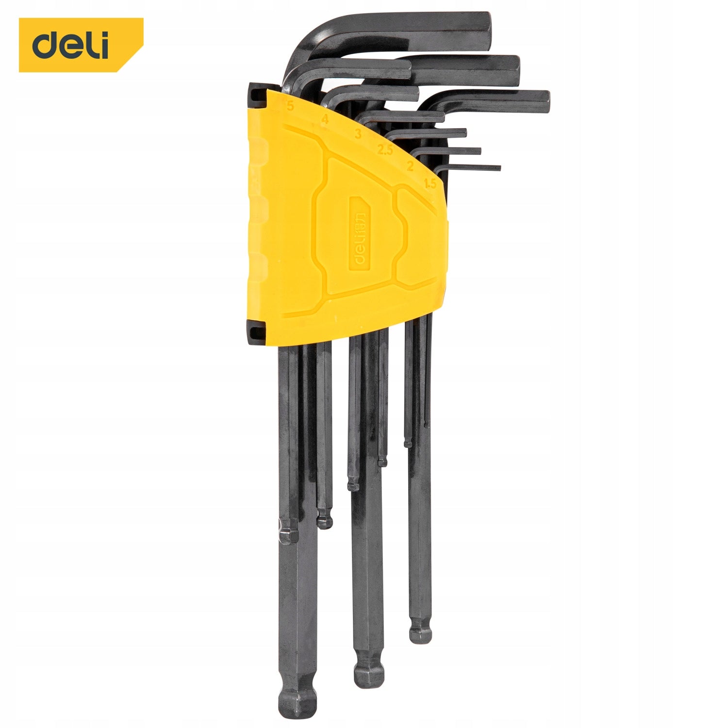 Allen wrench set 1.5-10mm with ball black Deli EDL232209H Manufacturer code EDL232209H