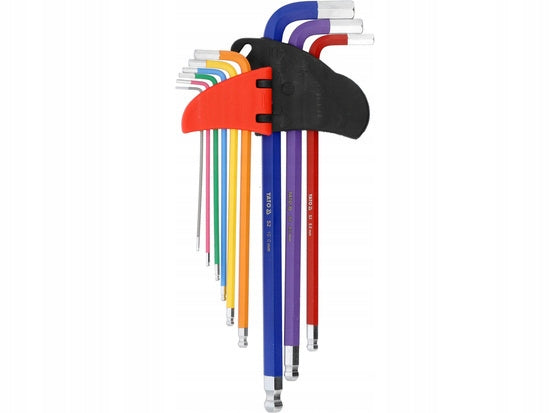 Allen wrench set ball 1,5-10mm YATO