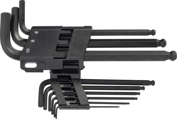 Allen wrenches 1.5-10 mm, 9 pcs, with ball Manufacturer code 1121-16