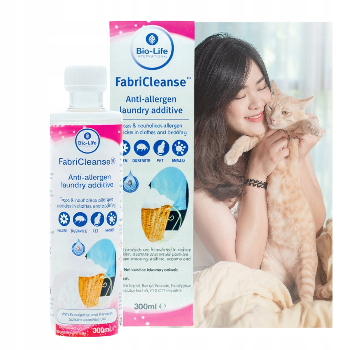 Allergen neutralizing laundry additive, 300ml Bio-Life FabriCleanse